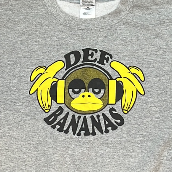 Def Bananas Men's Crewneck Sweatshirt Sz S - Picture 2 of 3